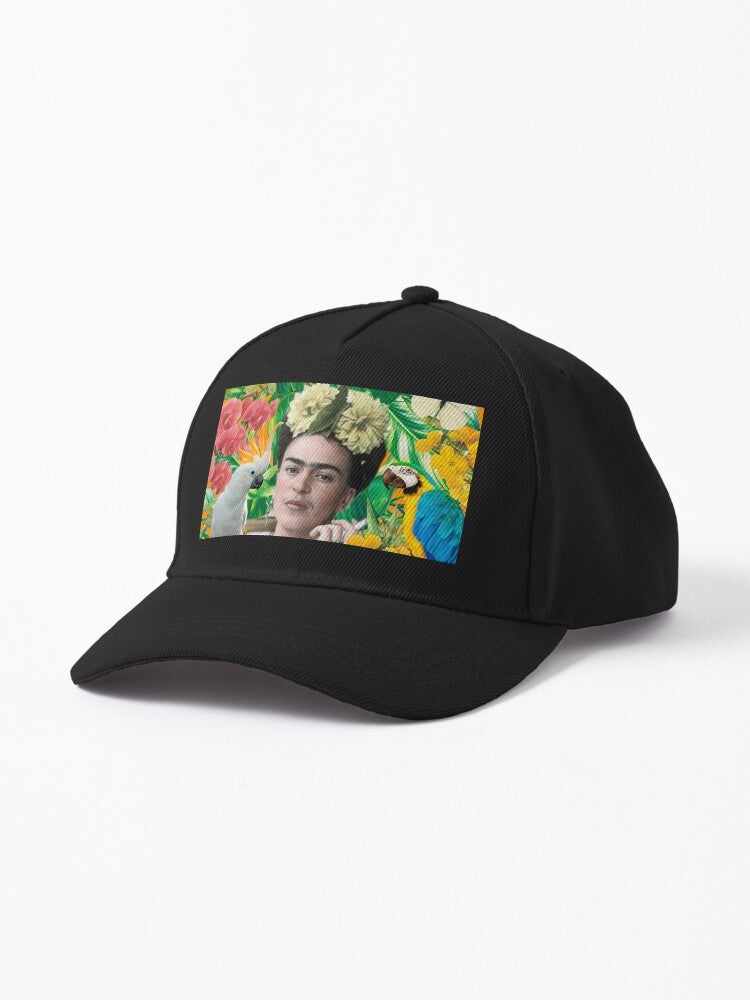 Frida Kahlo Baskılı Şapka
