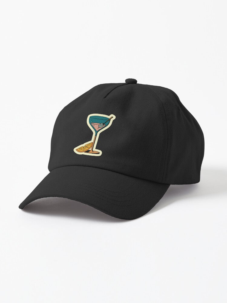Aesthetic Martini Baskılı Şapka