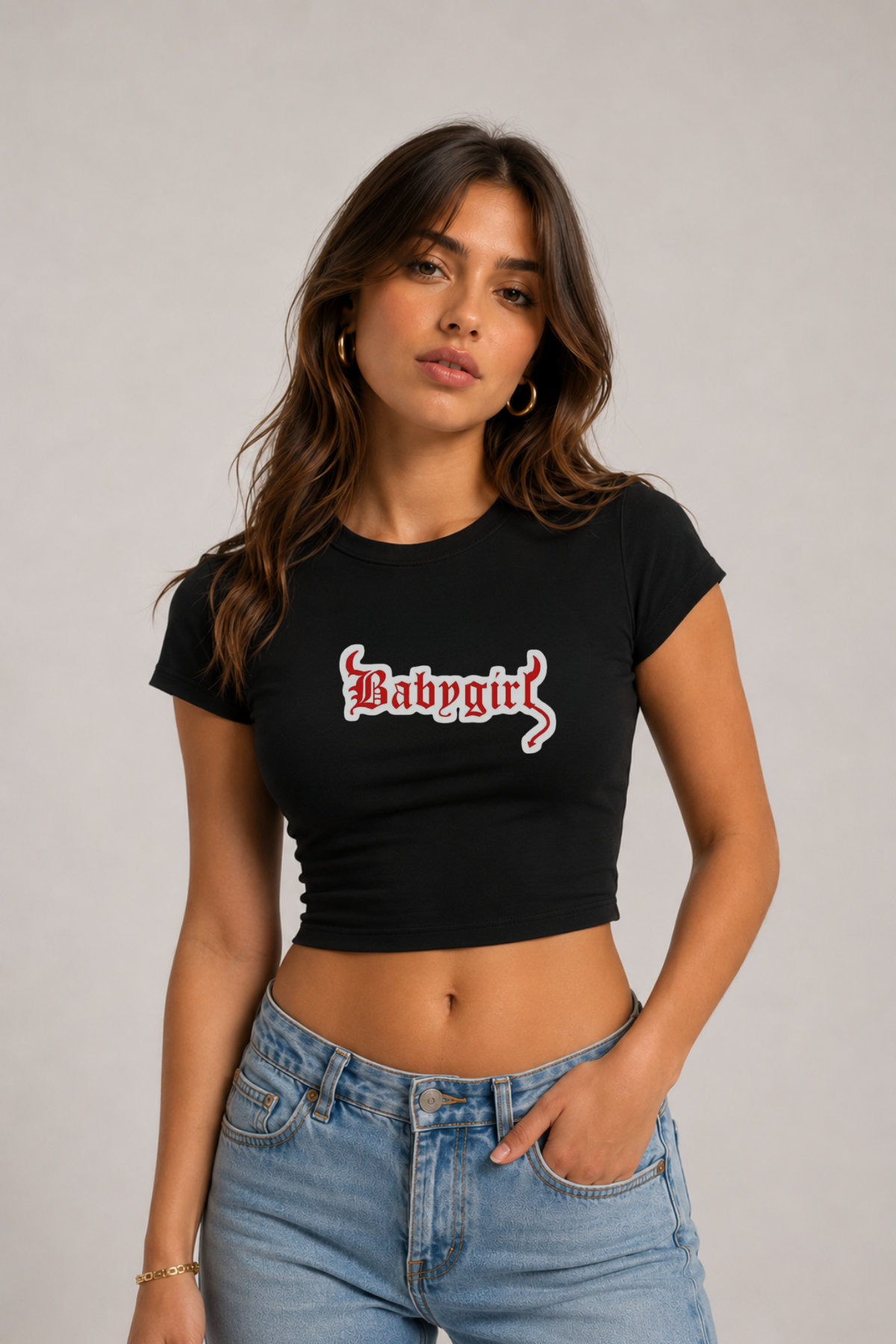 Baby Girl Baby Tee – Cropped Fit Tee