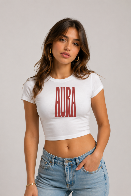 Aura Baby Tee – Cropped Fit Tee