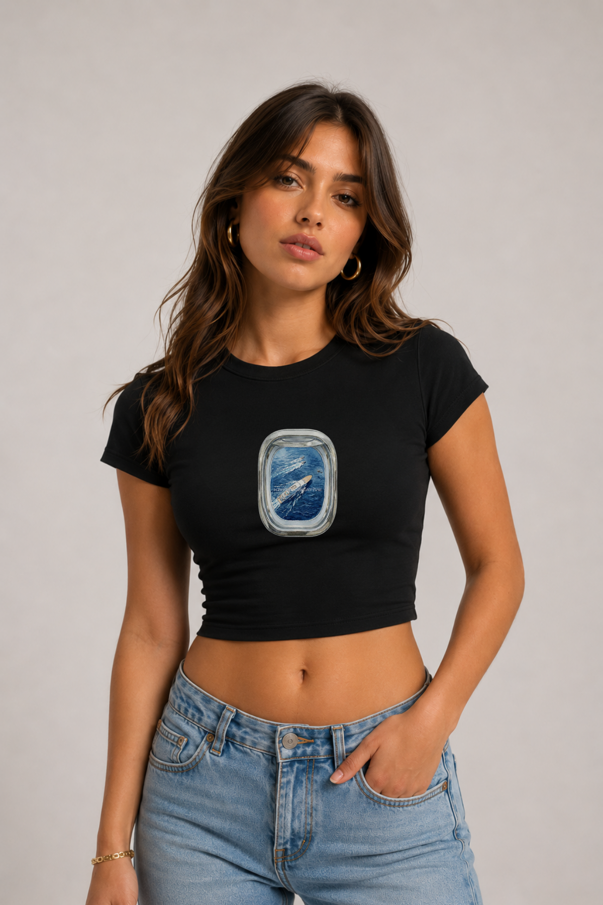 Ocean Baby Tee – Cropped Fit Tee